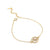 Mother-of-pearl Openwork Gold Bracelet