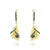 Tassel Feather London Blue Topaz Earrings