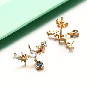 Amusement Park Blue Spinel Drop Earrings