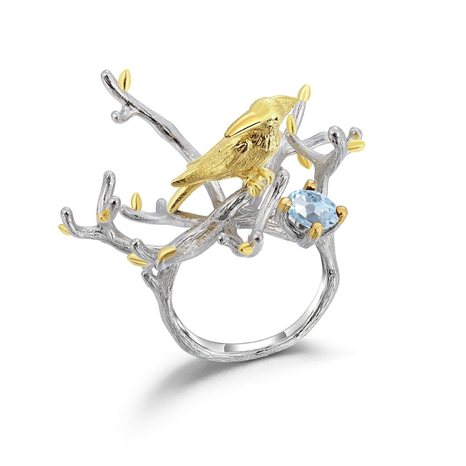 Lucky Bird Gemstones Ring