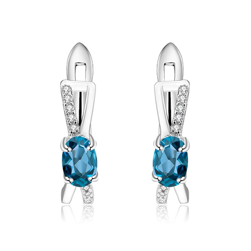 London Blue Topaz Earrings