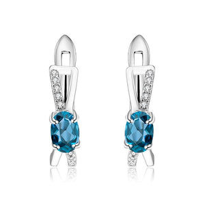 London Blue Topaz Earrings