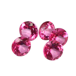 Natural Pink Topaz Round