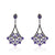 Drop-shaped Gemstone Earrings