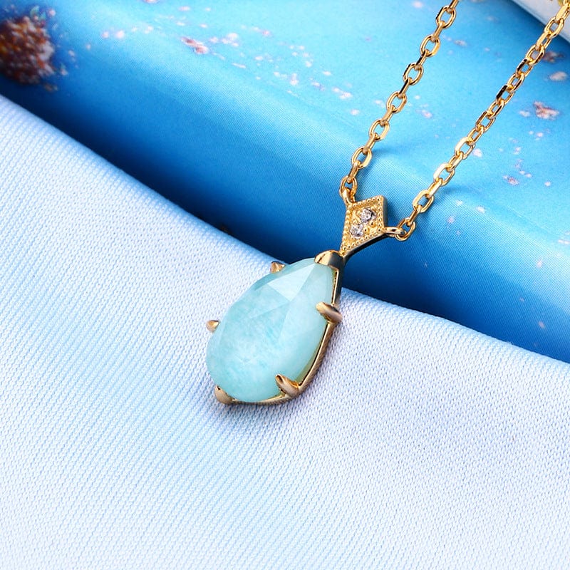 Teardrop Amazonite Pendant