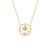 Star Guardian Bow Colorful Zirconium Pendant