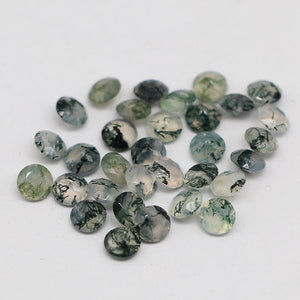 Natural Moss Agate Round