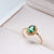 Green Crystal Ring