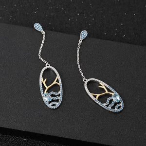 Ocean Romance Topaz Earrings