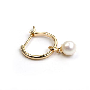 Minimalist Pearl Earrings