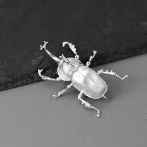 Beetle Brooch