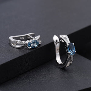 London Blue Topaz Earrings