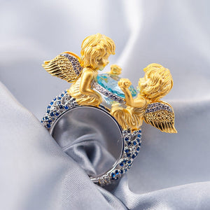 Guardian Angel London Blue Topaz ring