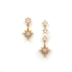 Asymmetric Star Earrings