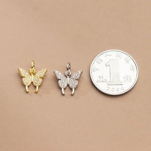 Accessories-Zirconia Butterfly Pendant