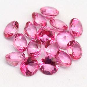 Natural Pink Topaz Round