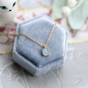 Aquamarine Cloud Pendant