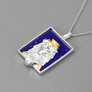 Collie Portrait Pendant