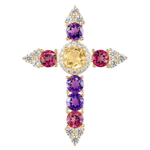 ‘COLORFUL CANDY’Collection Cross Pendant