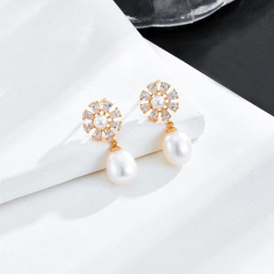 Wreath Pearl Earrings