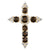 Smoky Quartz Cross Pendant