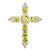 Peridot Cross Pendant