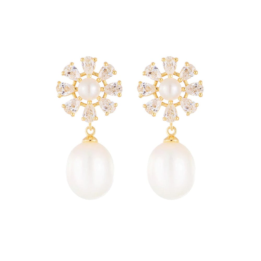 Wreath Pearl Earrings