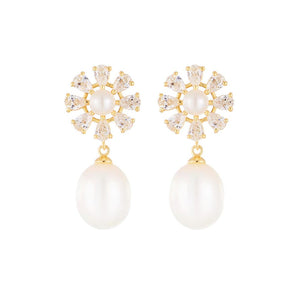 Wreath Pearl Earrings