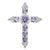 Light Amethyst Cross Pendant